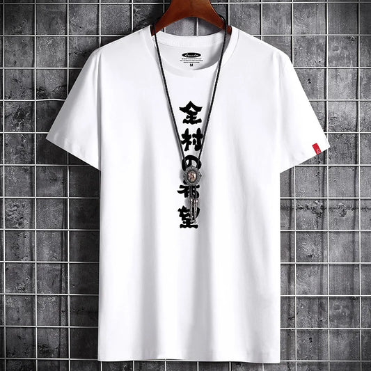 T Shirt for Men 2023 Summer Hip Hop Anime New Fashion Clothing Harajuku Retro Oversized Manga Goth Streetwear Vintage T-shirt